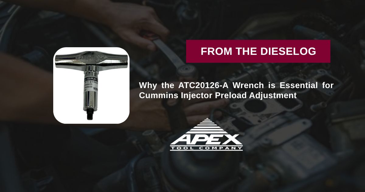ATC20126-A Cummins Injector Setting Torque Wrench 6 in-lb T-Handle Hero View
